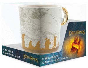 Tazza 3D Il Signore degli Anelli Fellowship of the Ring1